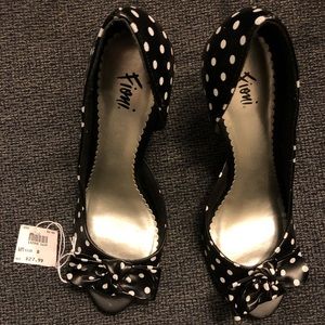 Rockabilly Pinup Polka Dot Heels 8
